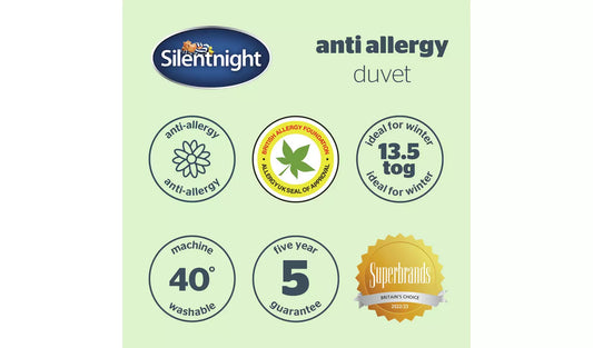 Silentnight Anti-Allergy 13.5 Tog Duvet - Kingsize