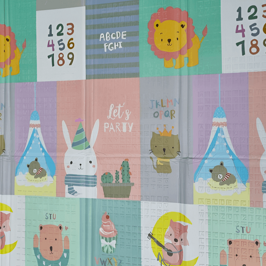 Extra Large Reversible Baby Play Mat 200x180cm, Waterproof & Foldable