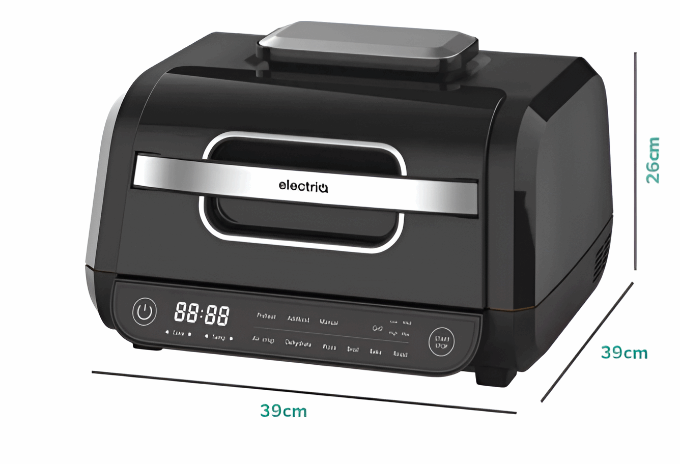 8-in-1 Air Fryer & Health Grill – Multifunctional Digital Cooker with Accessories