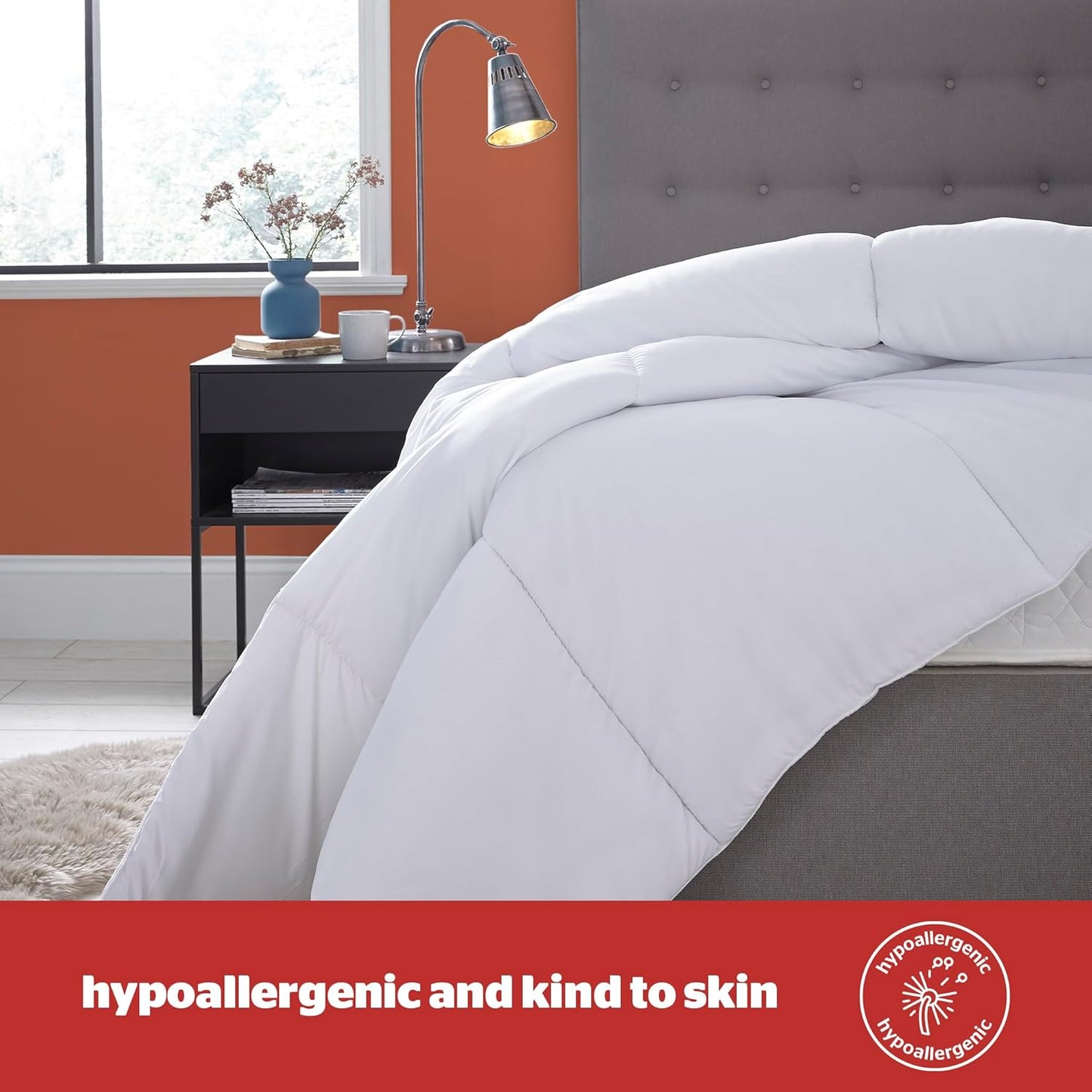 Silentnight Winter Nights Double Duvet – Soft Warm Cosy Thick Heavyweight Winter Quilt Duvet for Cold Nights Comfortable Hypoallergenic and Machine Washable – 200x200cm