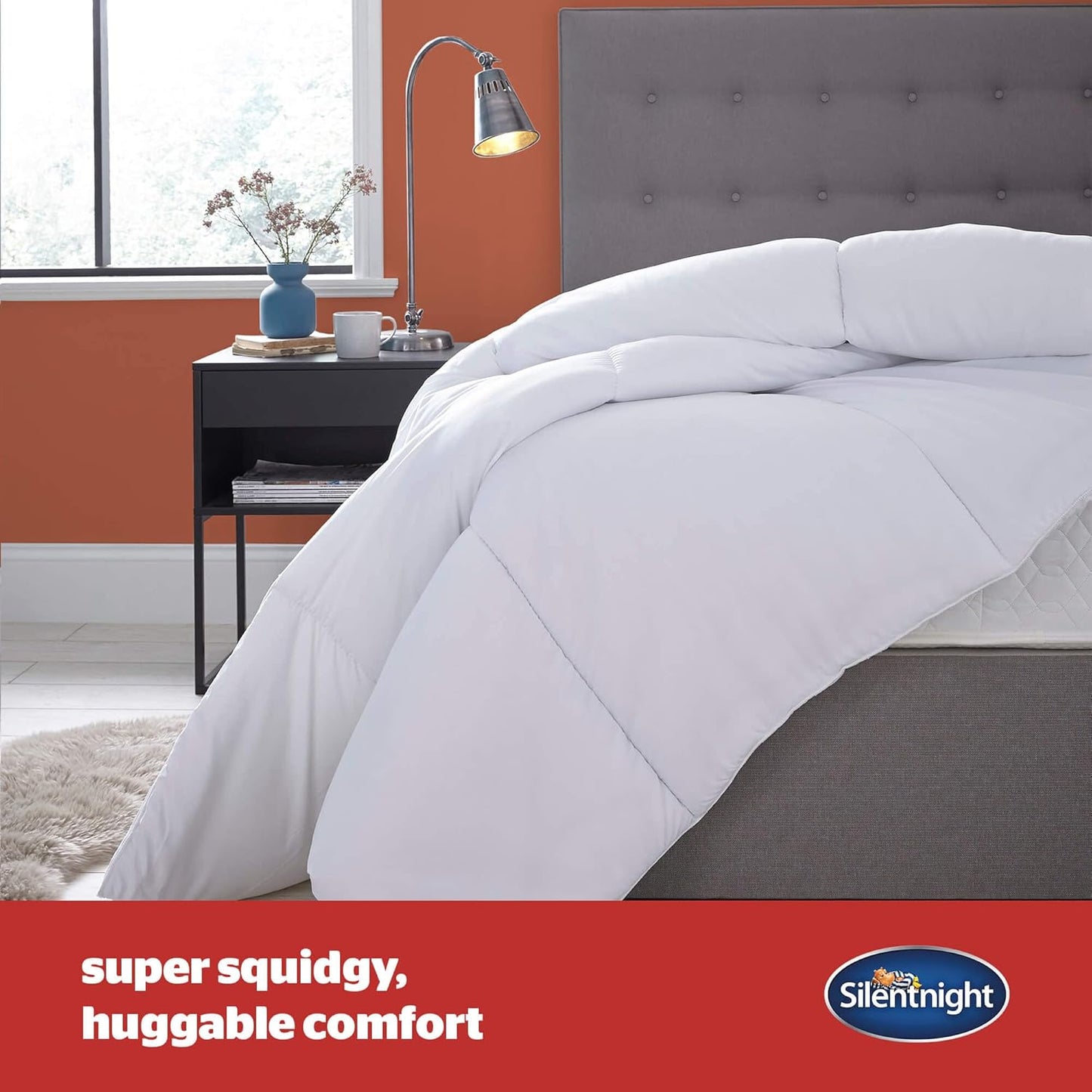 Silentnight Winter Nights Single Duvet – Soft Warm Cosy Thick Heavyweight Winter Quilt Duvet for Cold Nights Comfortable Hypoallergenic and Machine Washable – 125x200cm
