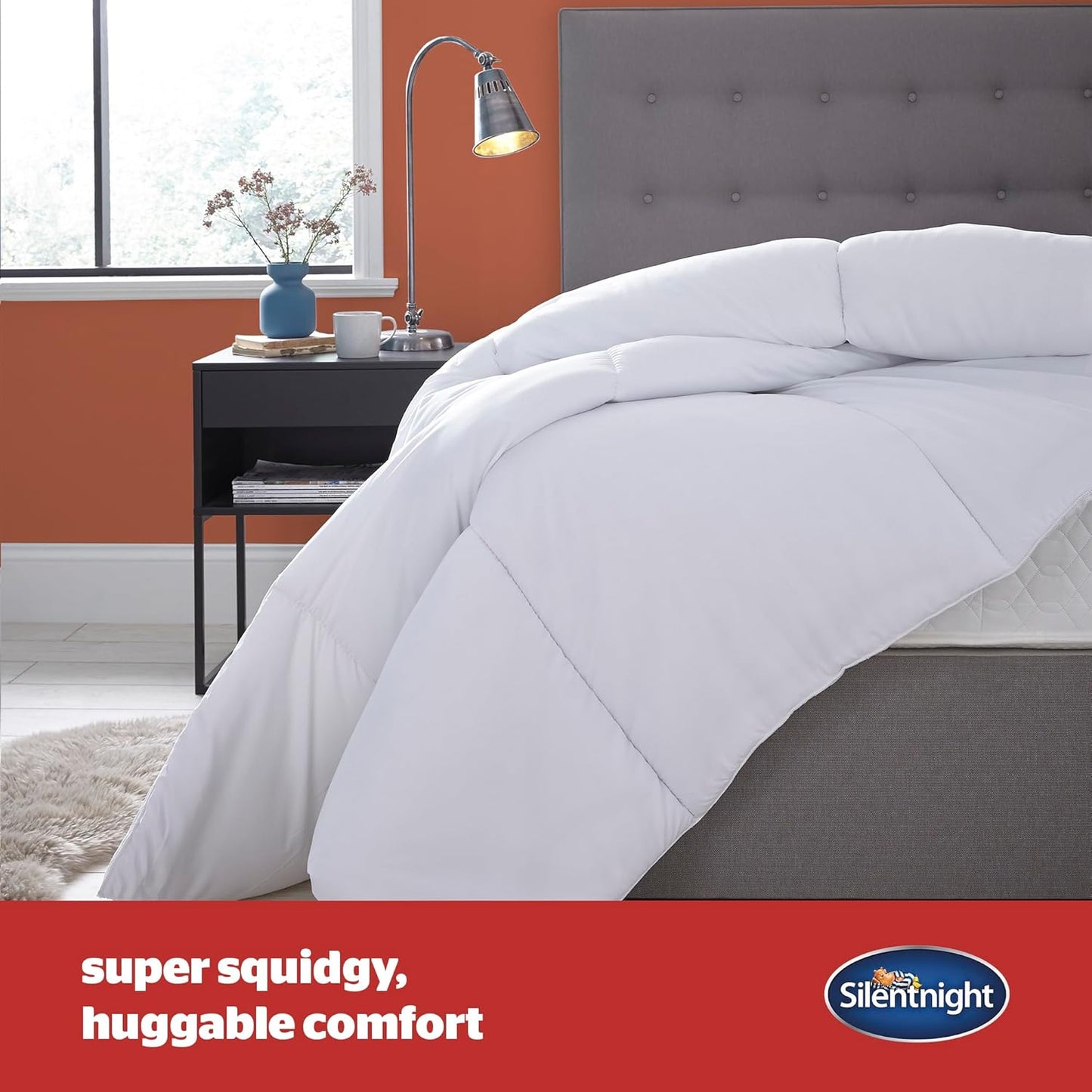 Silentnight Winter Nights Double Duvet – Soft Warm Cosy Thick Heavyweight Winter Quilt Duvet for Cold Nights Comfortable Hypoallergenic and Machine Washable – 200x200cm
