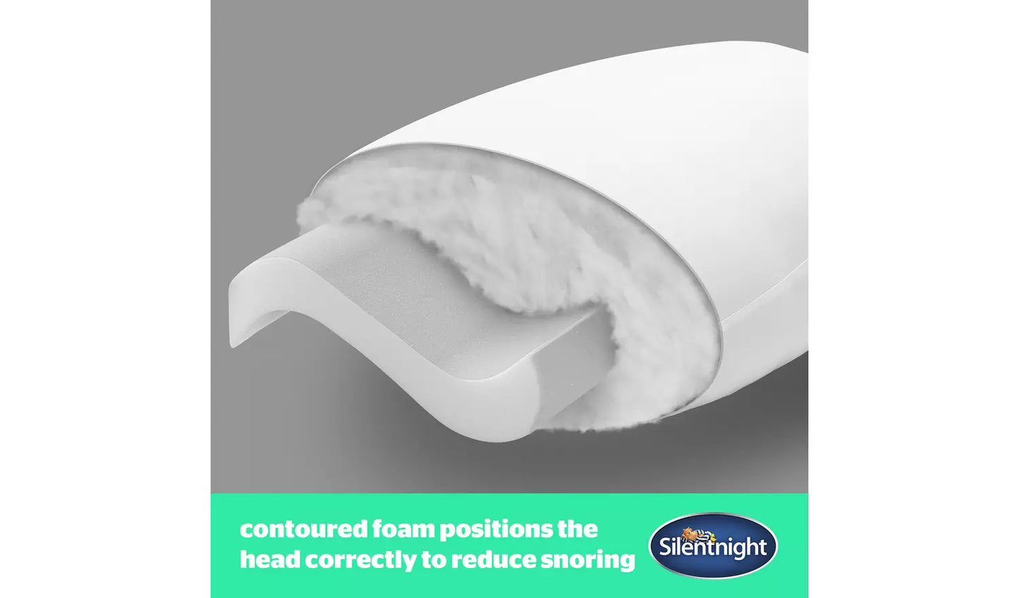Silentnight Anti-Snore Medium Soft Pillow