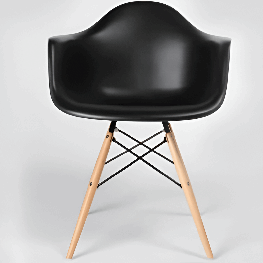 Eames Daw Style Black Tub Style Chair