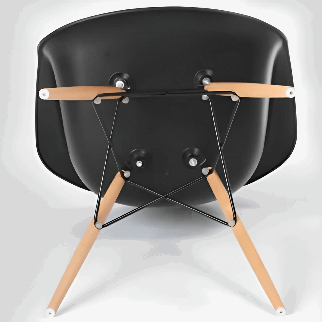 Eames Daw Style Black Tub Style Chair