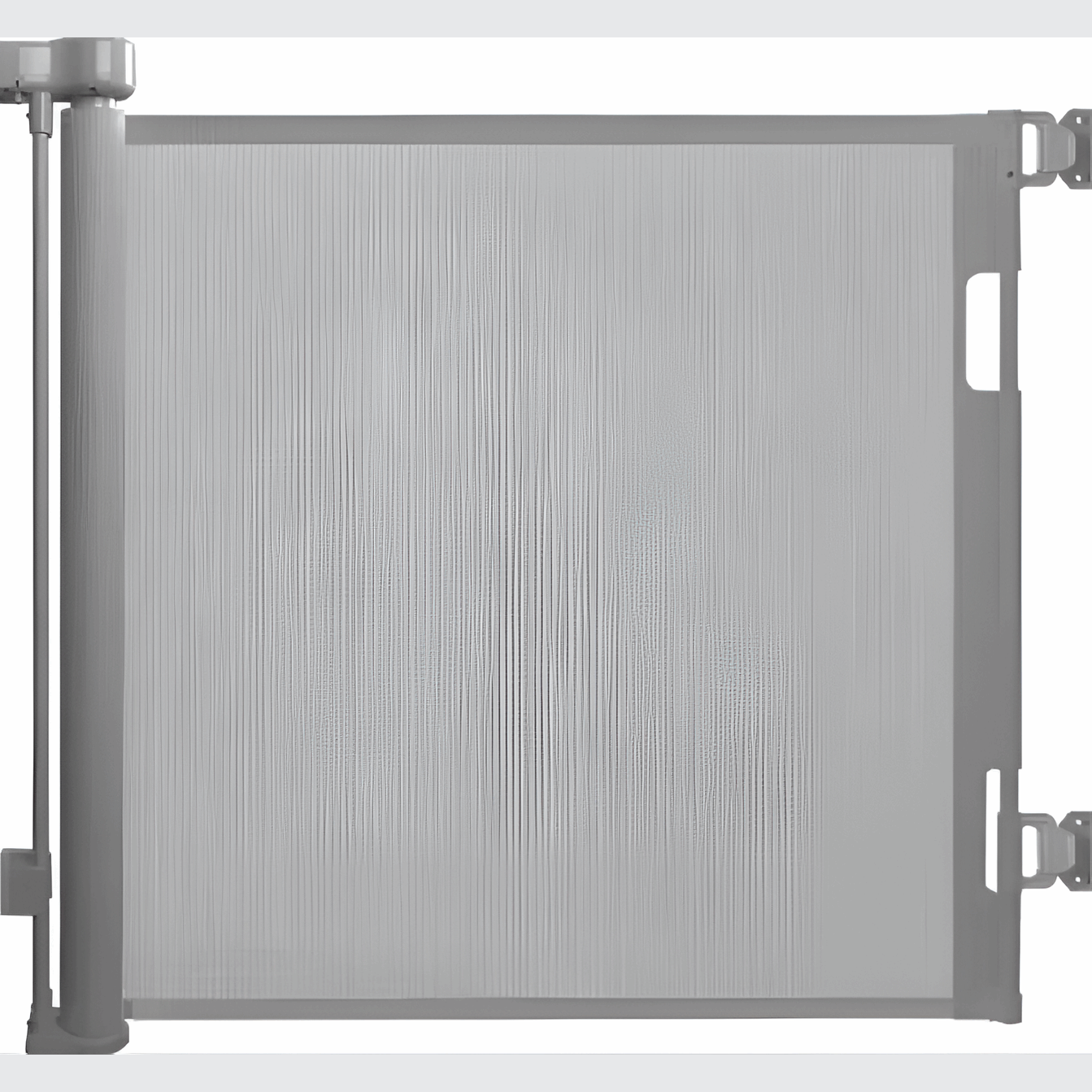 Retractable Baby & Pet Safety Gate Grey, 140cm Wide x 86cm Tall