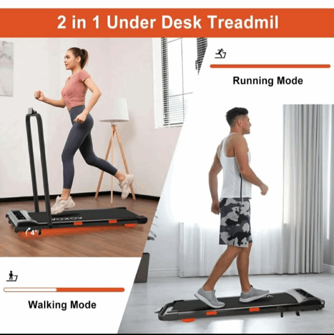 AOKDA AO-E1 Foldable Portable Walking Pad Treadmill with Remote Control