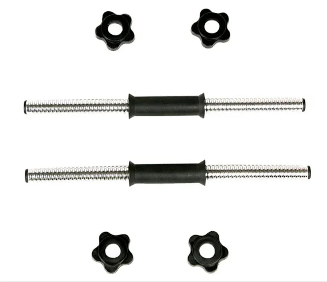 30kg Adjustable Dumbbell Set with Bar & Spinlock Collars