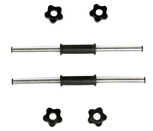 30kg Adjustable Dumbbell Set with Bar & Spinlock Collars