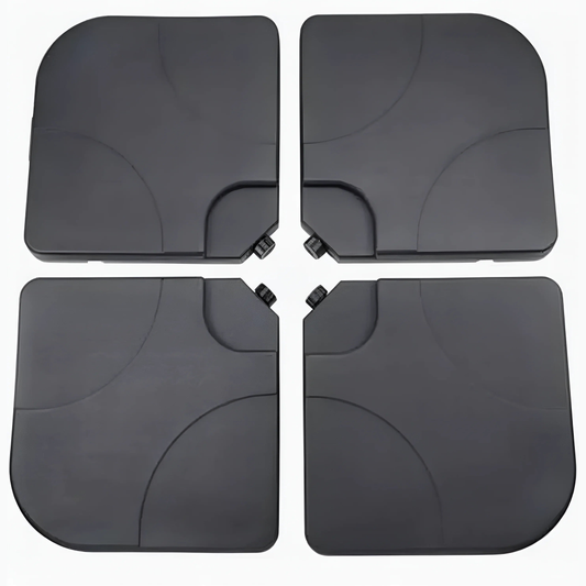 4-Piece Parasol Umbrella Base Weight Set 75kg