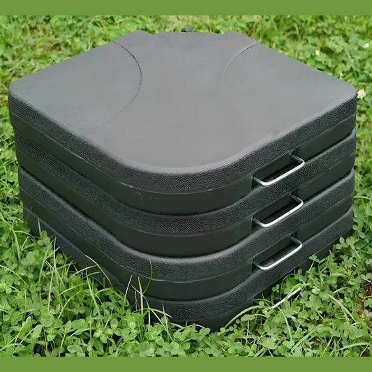4-Piece Parasol Umbrella Base Weight Set 75kg