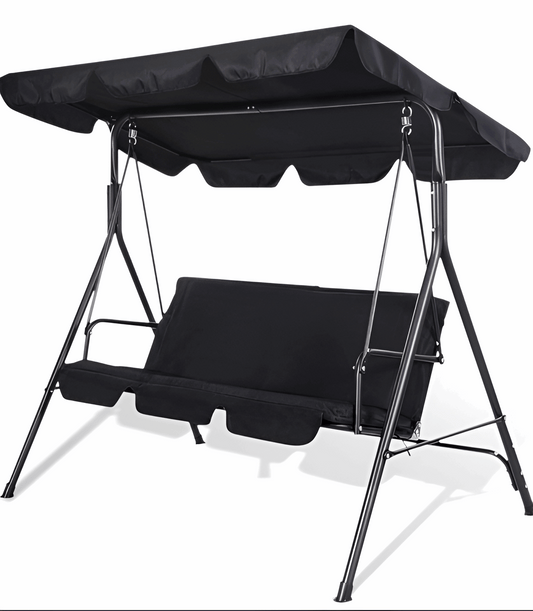 Garden Swing Hammock 3 Seater with Canopy – M320J