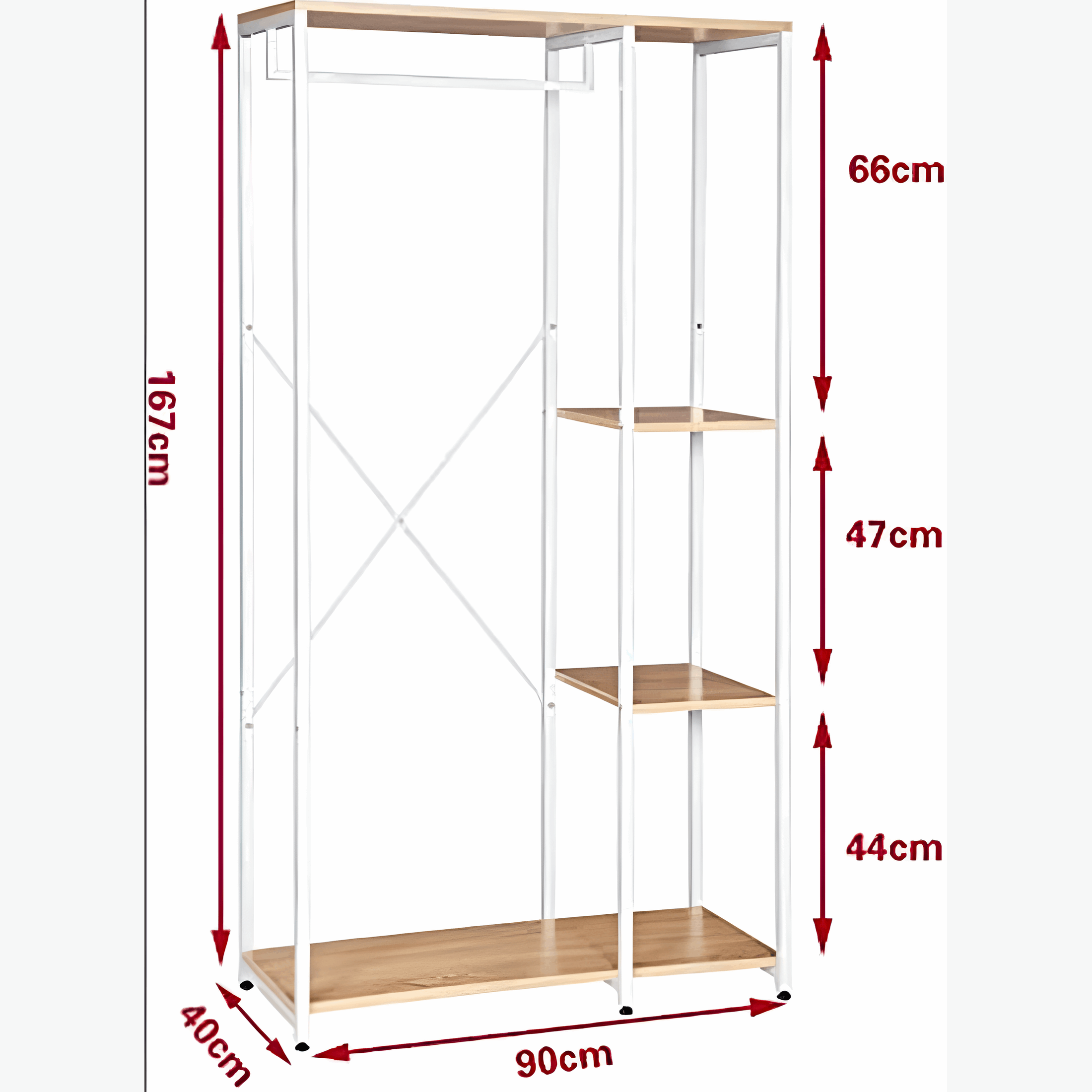 Coat & Shoe Rack Open Storage Unit | SR0047