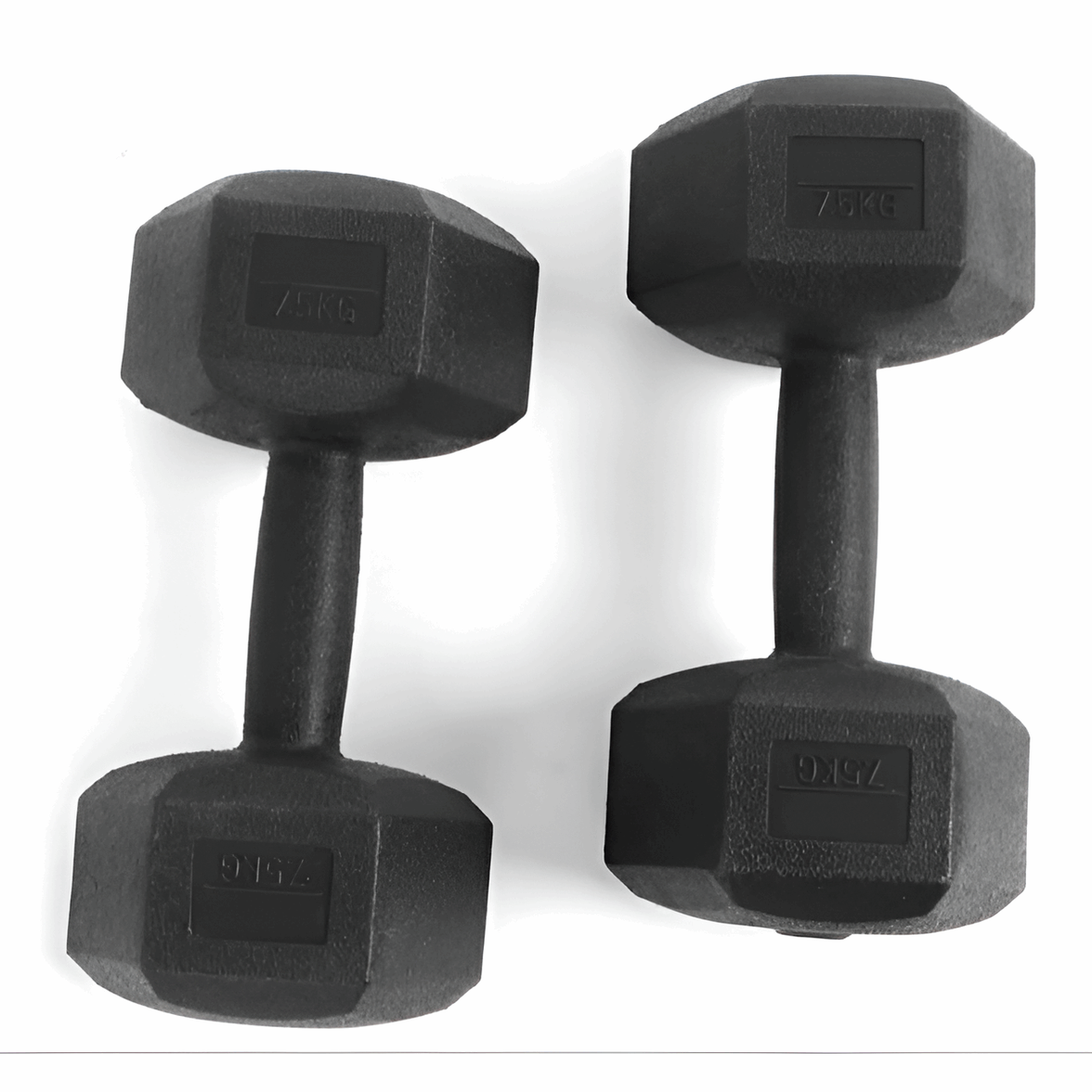 Hexagonal 5kg Dumbbell Pair – Total 10kg