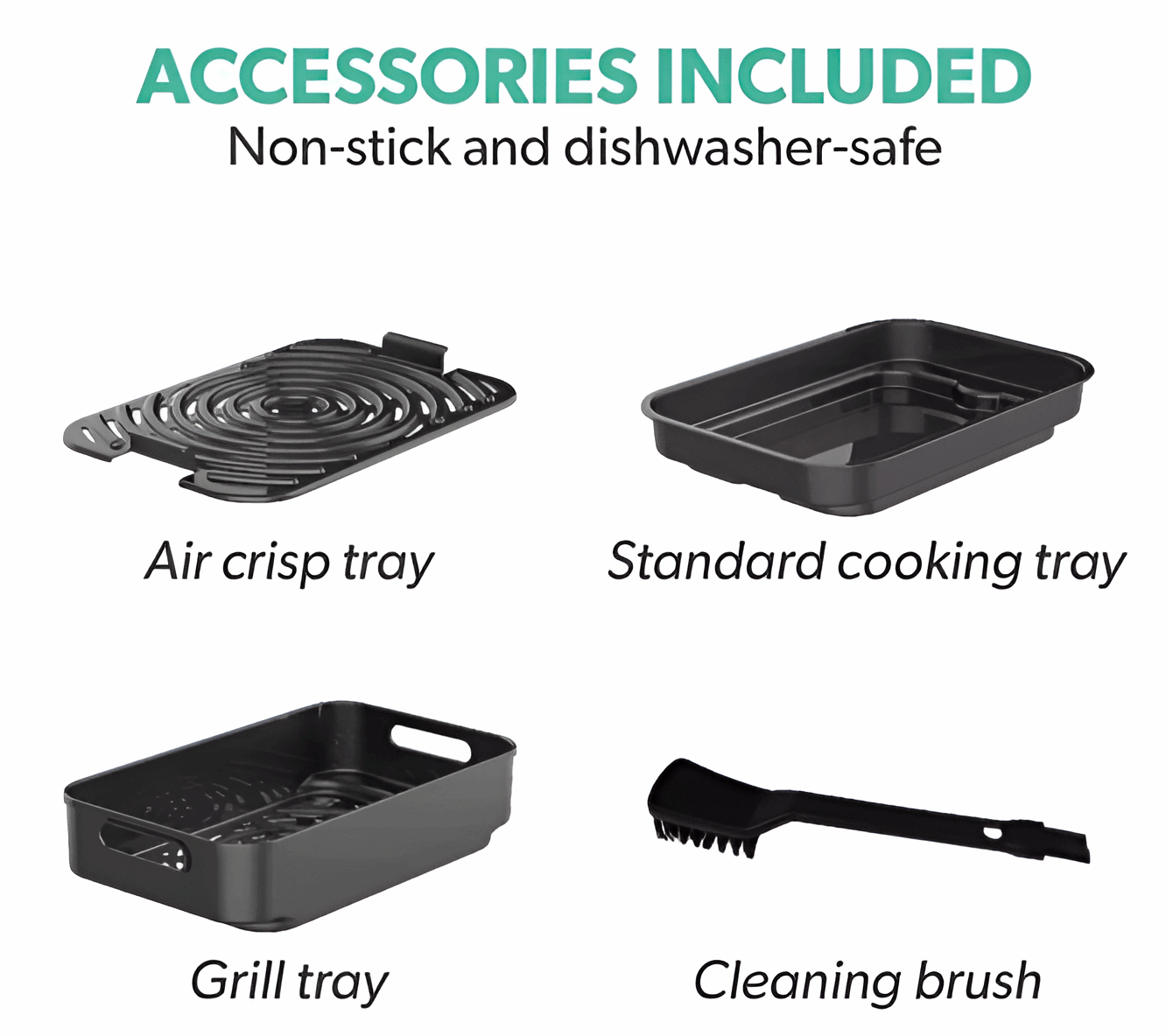 8-in-1 Air Fryer & Health Grill – Multifunctional Digital Cooker with Accessories